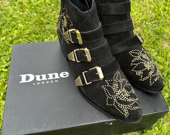 Dune navy boots online