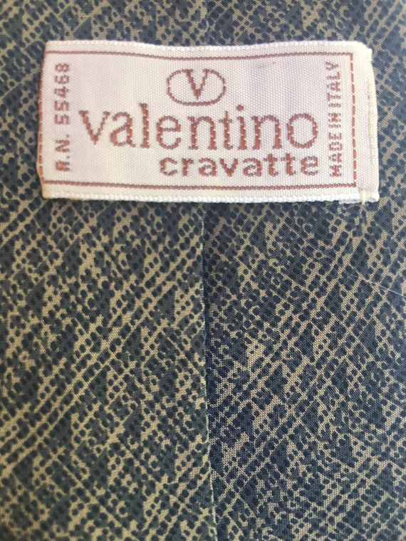 Valentino tie silk/ Vintage tie Designer 55468 Va… - image 6