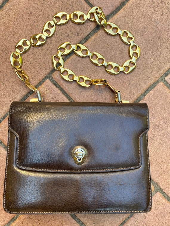 Gucci clutch authentic vintage/Brown bag Gucci/Rar