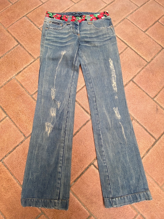 90s jeans Dolce Gabbana/Designer jeans Dolce Gabb… - image 1