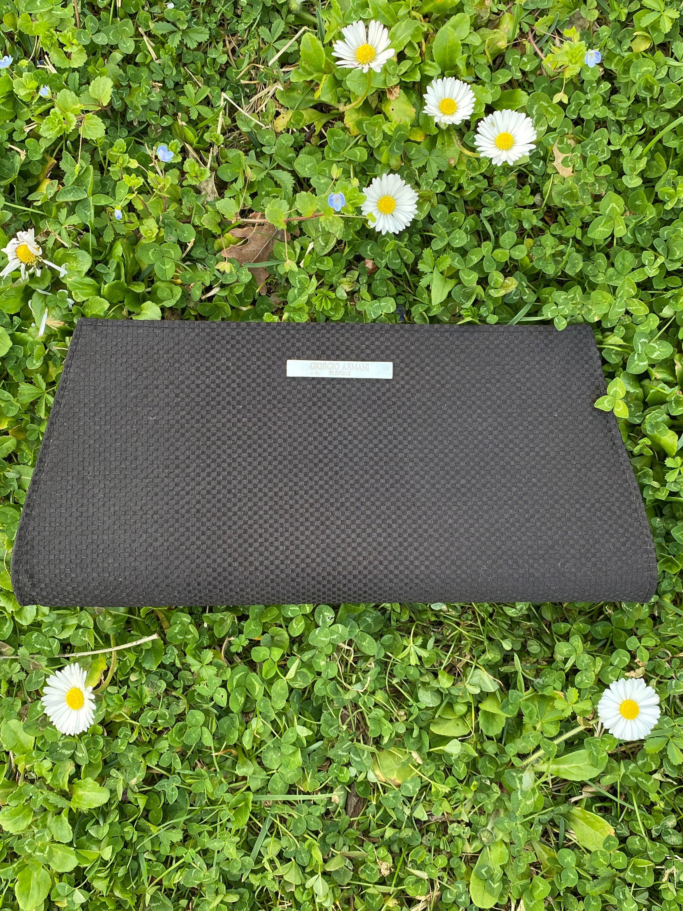 90s Pouch Authentic Giorgio Armani Vintage/black Pochette Armani/pouch  Armani/rare Clutch Vintage Giorgio Armani - Etsy Denmark