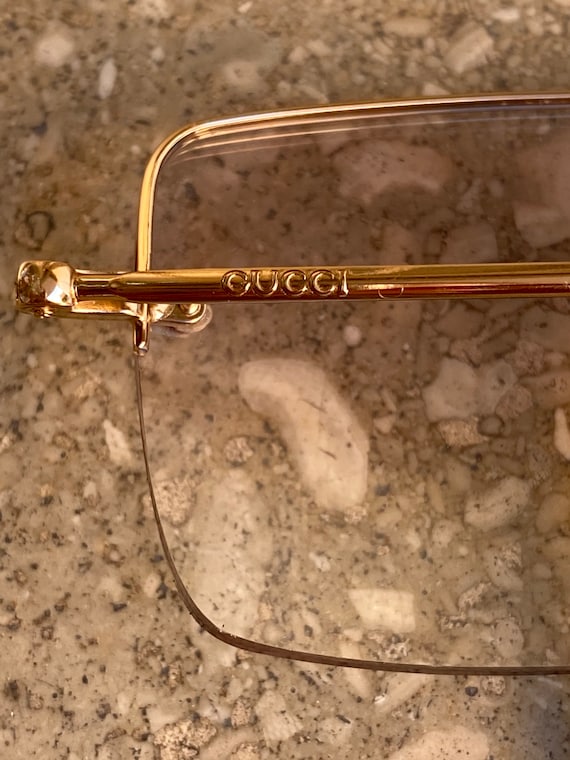 80s Gucci Vintage authenticSun glasses/Occhiali d… - image 10