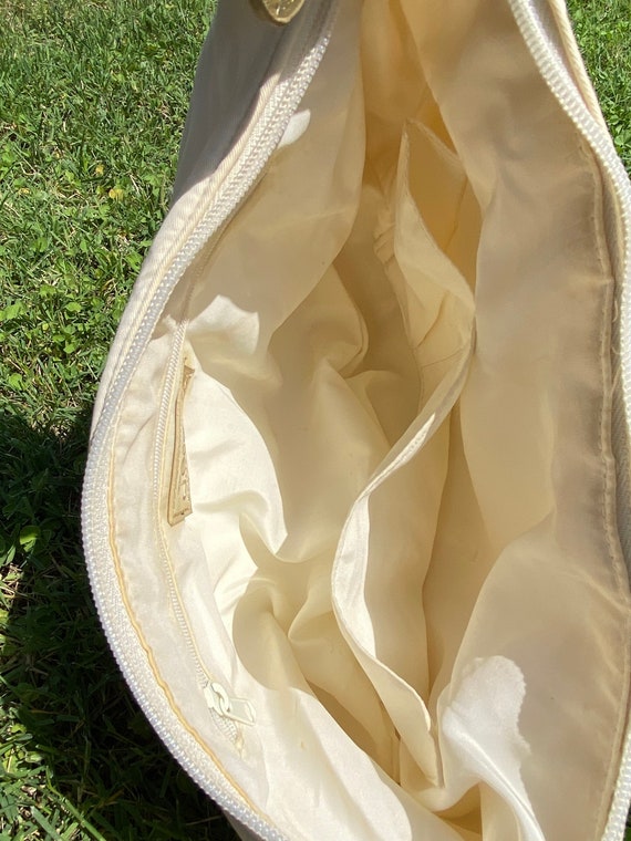 Louis Vuitton - Authenticated Clutch Bag - Cotton White for Women, Good Condition