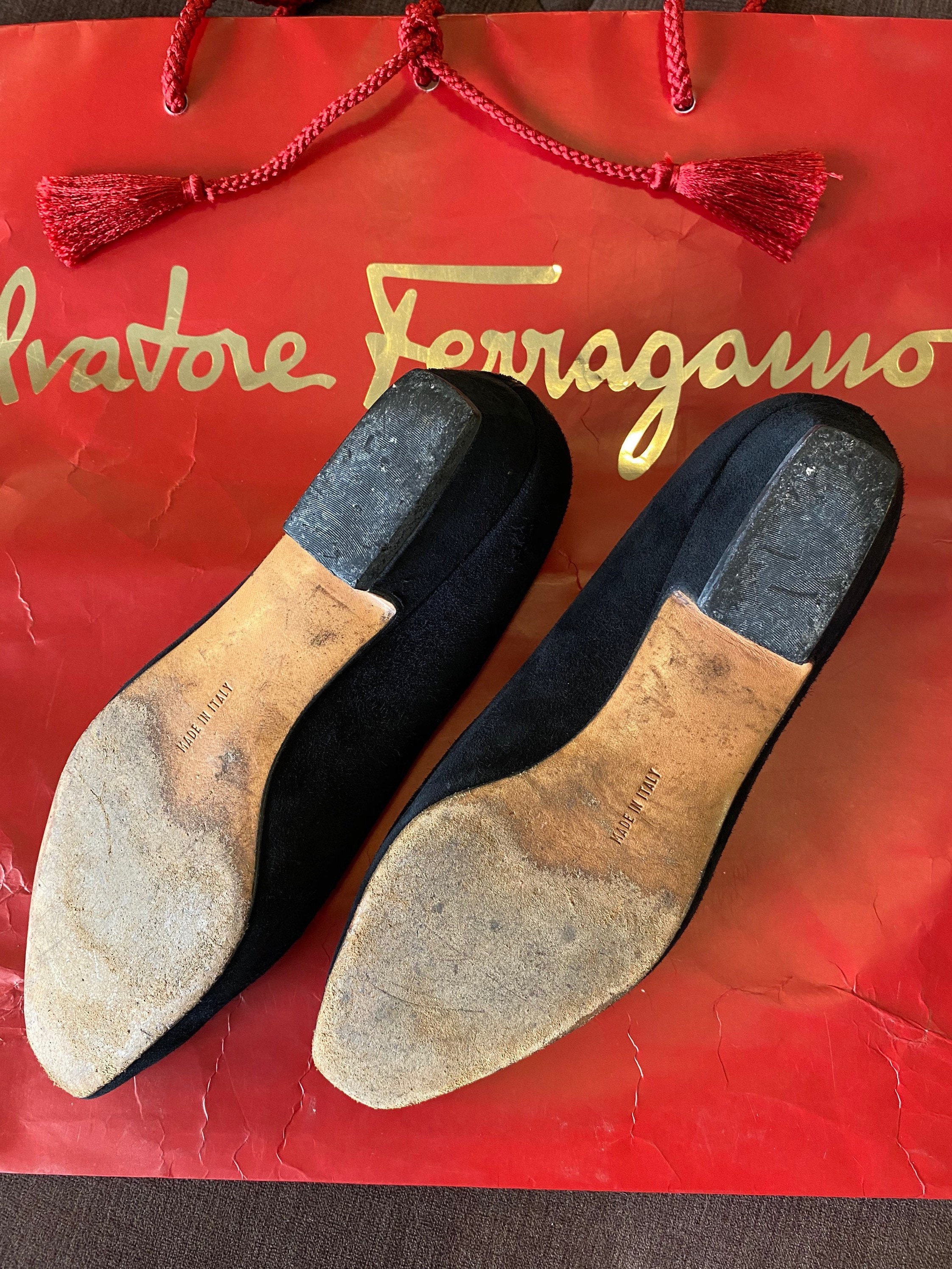 60s Ferragamo Vintage Shoes/lady Ferragamo Style/leather Shoes Etsy