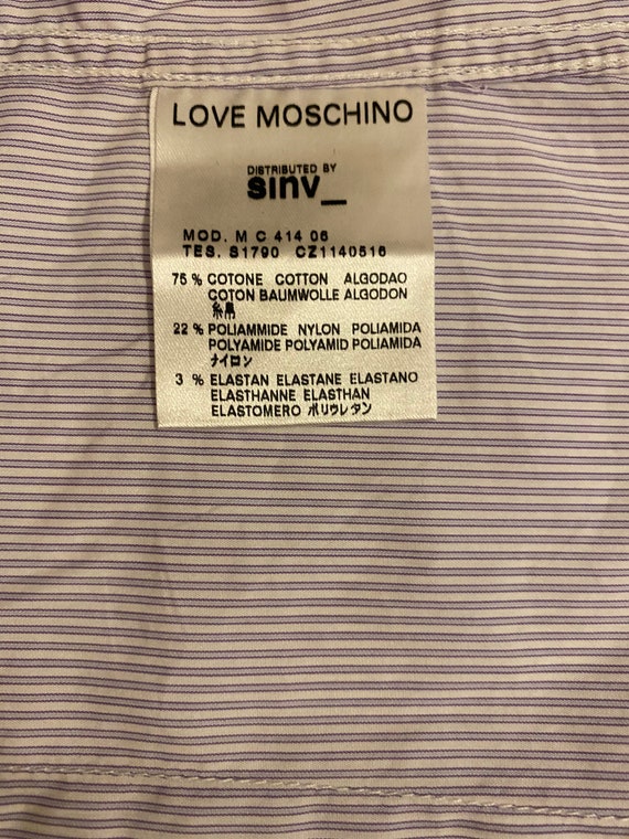 Moschino Shirt/Fashion shirt Moschino /Blouse Mos… - image 8