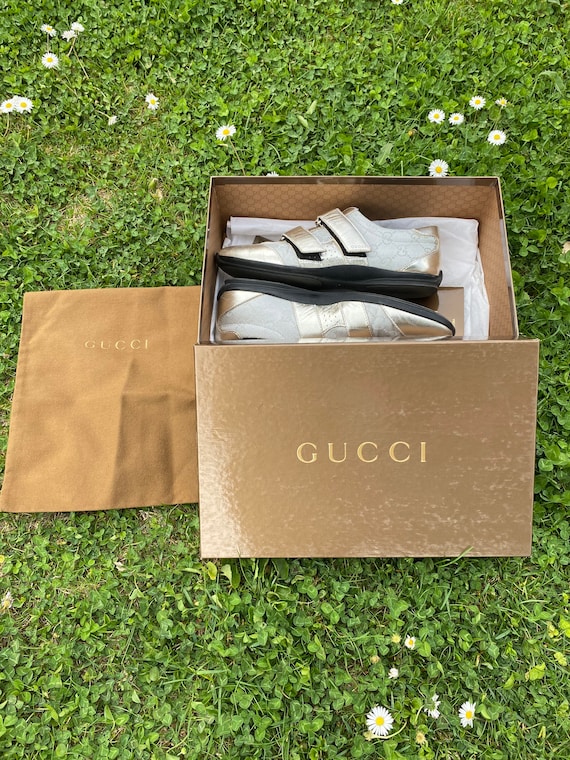 90s Authentic Vintage Gucci Sneakers/gucci Shoes/design Gucci 