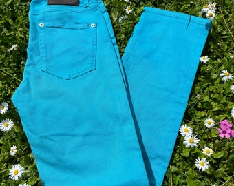 90s Jeans Roberto Cavalli/Light blue jeans cotton/Designer pantaloni Roberto Cavalli/Vintage Jeans cotton Cavalli/Fashion jeans Cavalli
