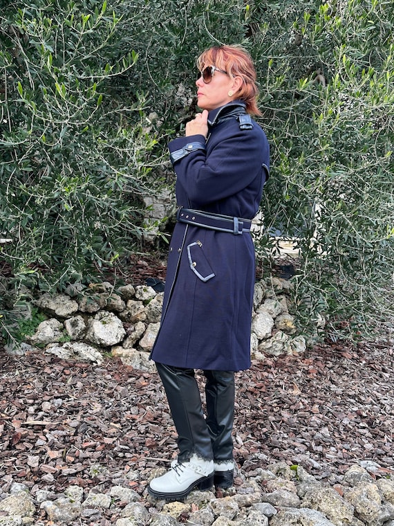 90s Vintage trench-coat Luisa Spagnoli Italiy/Tre… - image 2
