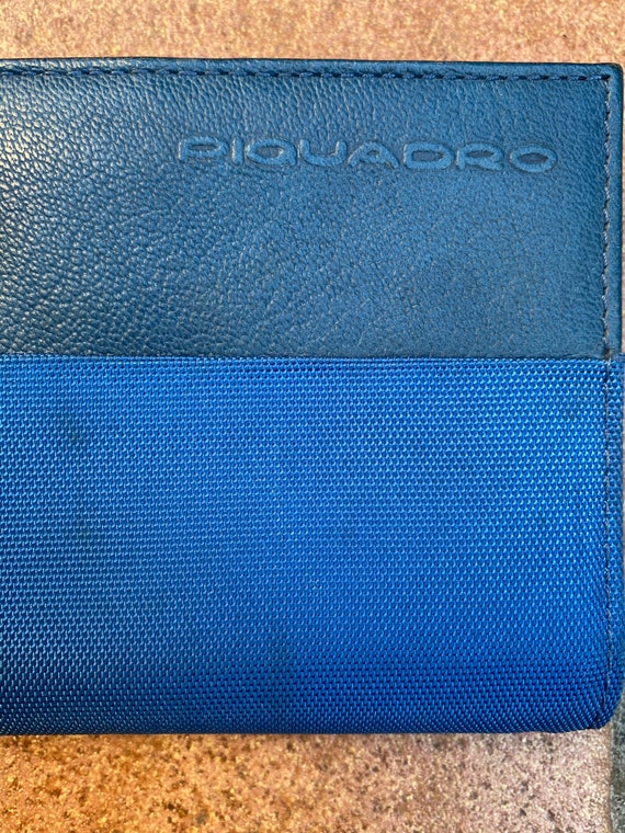 Wallet Piquadro/Blue leather wallet Piquadro Ital… - image 1