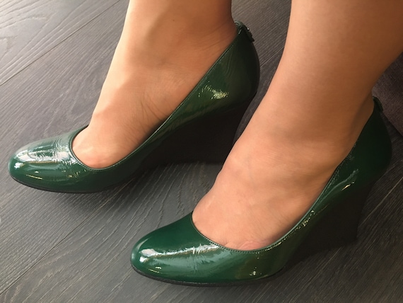 Gucci/Lady Gucci style/Leather green Shoes Gucci/l