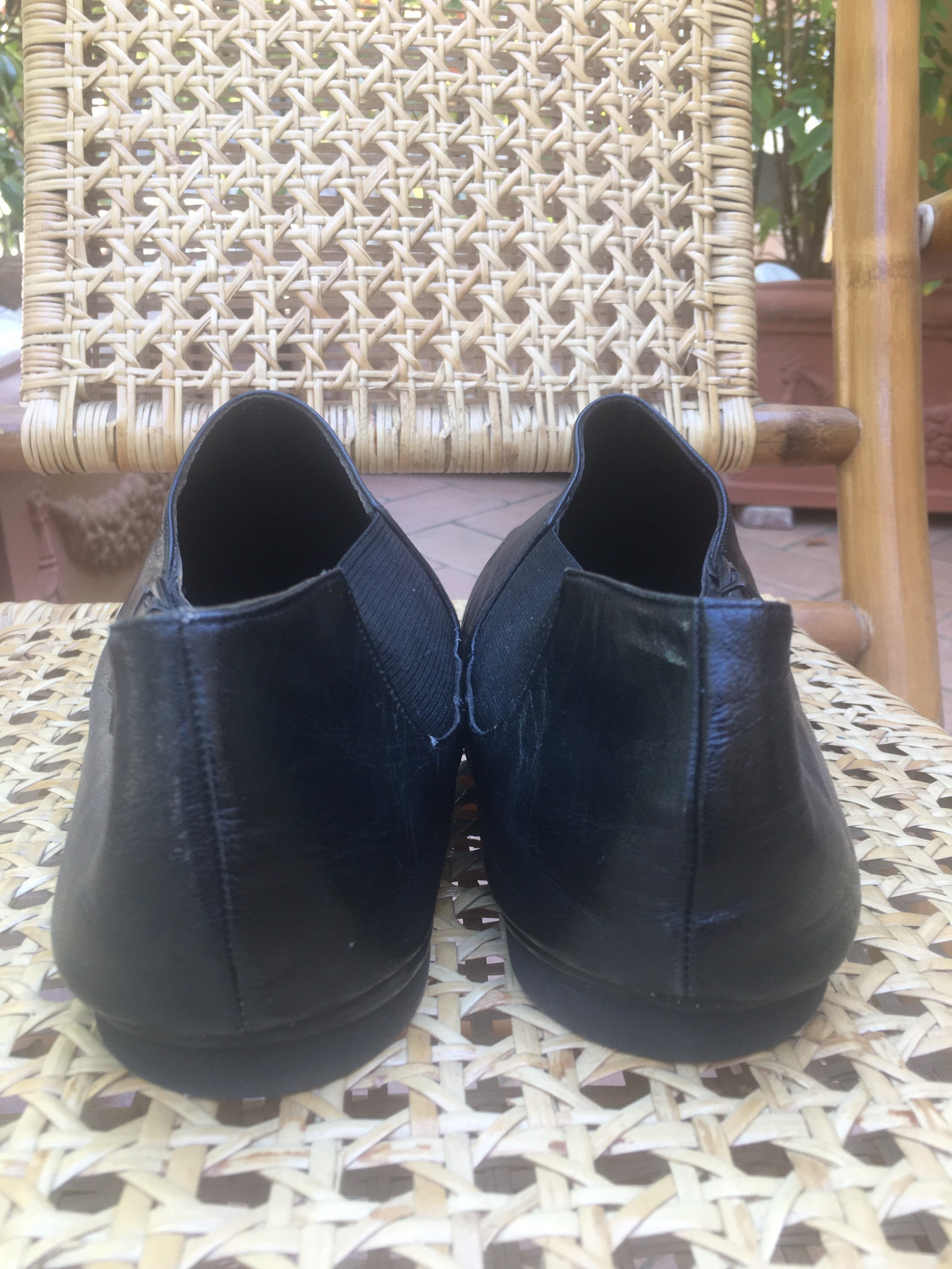 80s Pierre Cardin Slippers/leather Shoes Cardin/ Black - Etsy UK