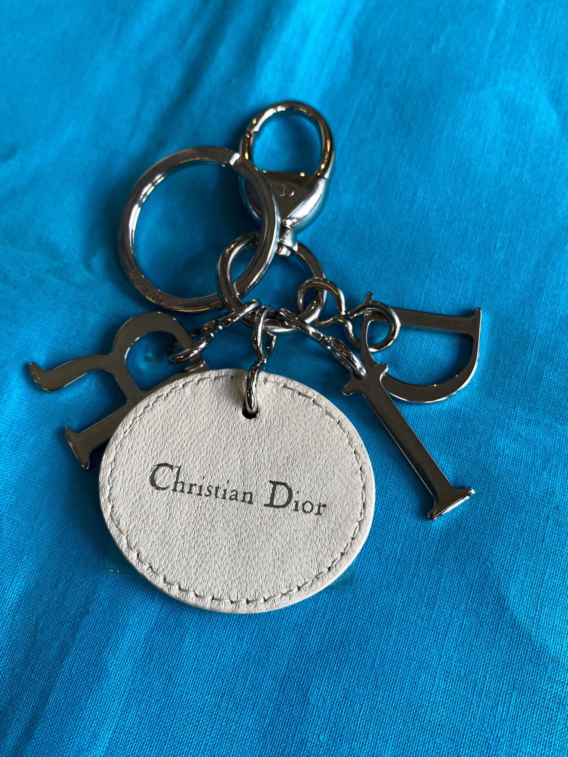 Vintage Authentic Key Chains Christian Dior/metal Key Ring - Etsy
