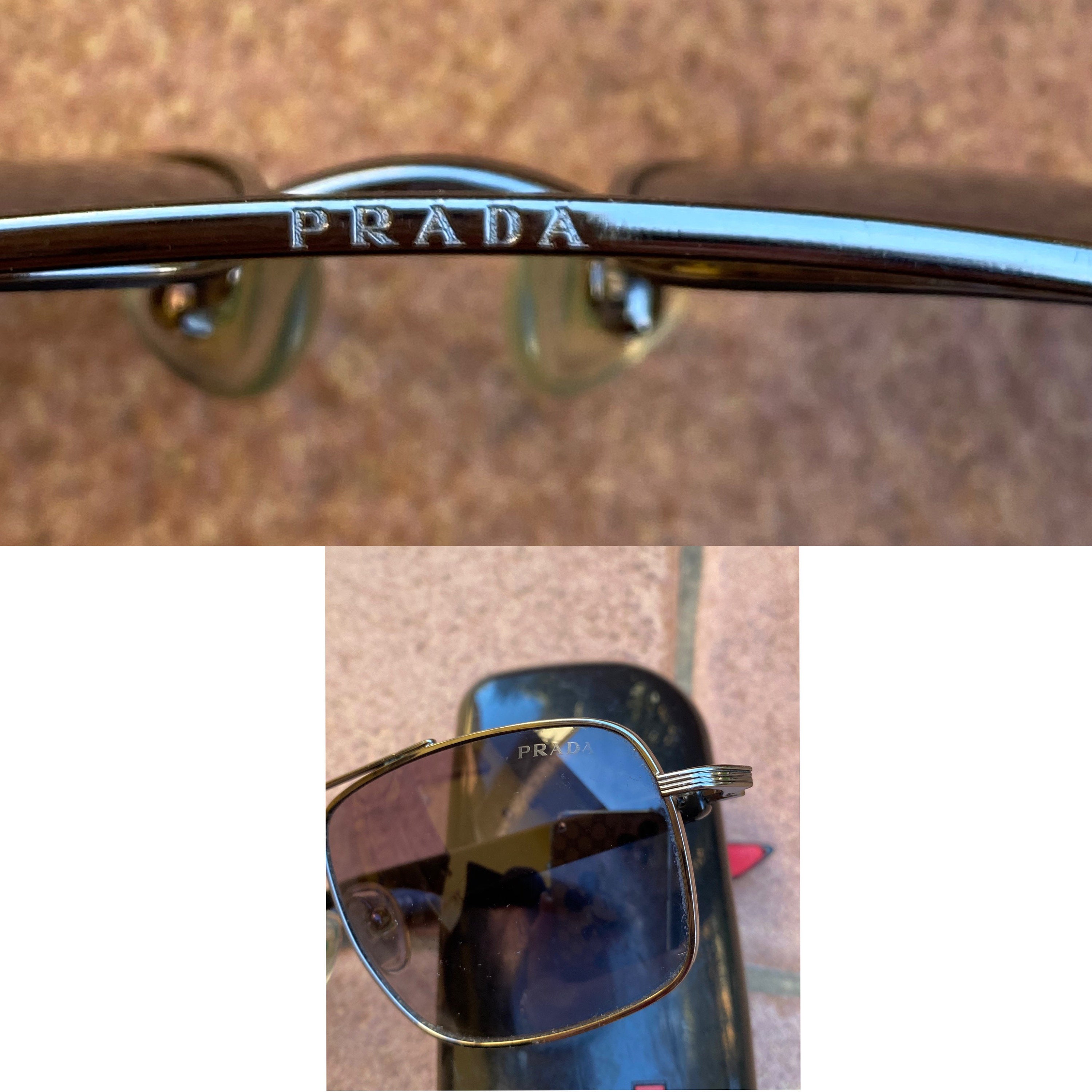 90s Prada Authentic vintage Sun glasses/Prada sunglasses/eyes Etsy