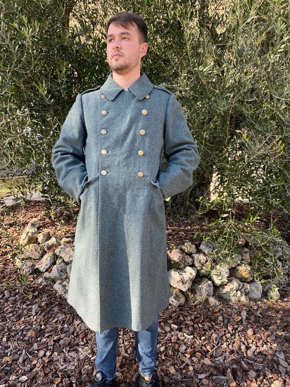 1940s Military Coat Swiss/vintage Coat Military/loden - Etsy