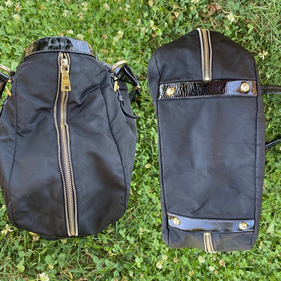 90s Authentic Vintage bag Prada/Black bag Prada/P… - image 4