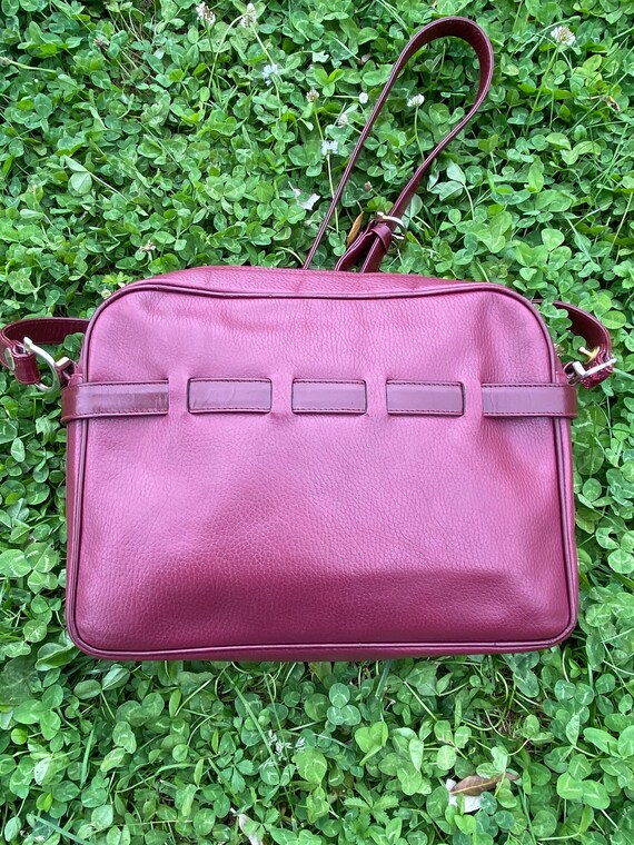 80s Vintage bag Cartier Bordeaux bag leather Tracolla Cartier Vintage Rare shoulderbag Cartier Cross bag Design Cartier Etsy Italia
