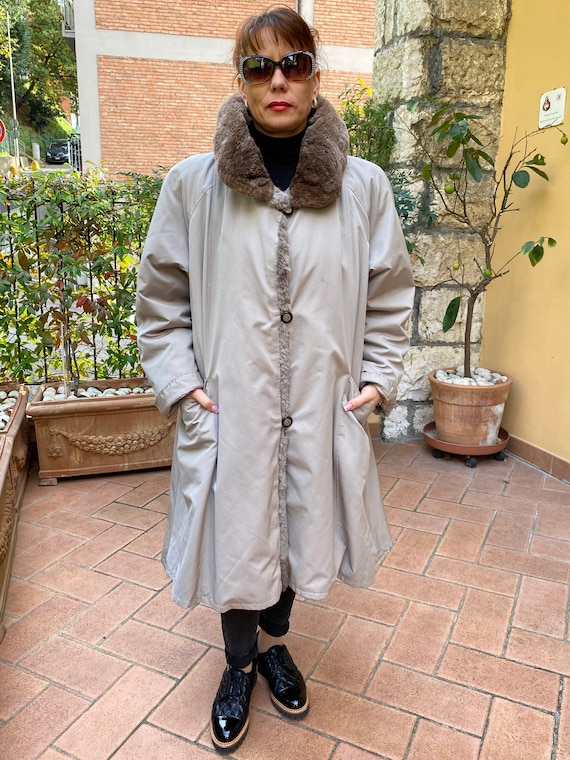 Gray coat shop fashion