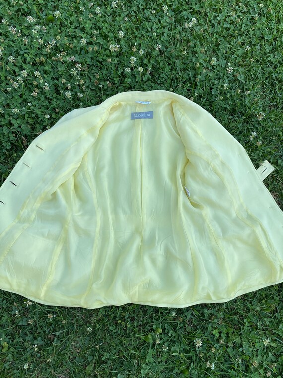 90s vintage Max Mara jacket/Lemon jacket Max Mara… - image 10