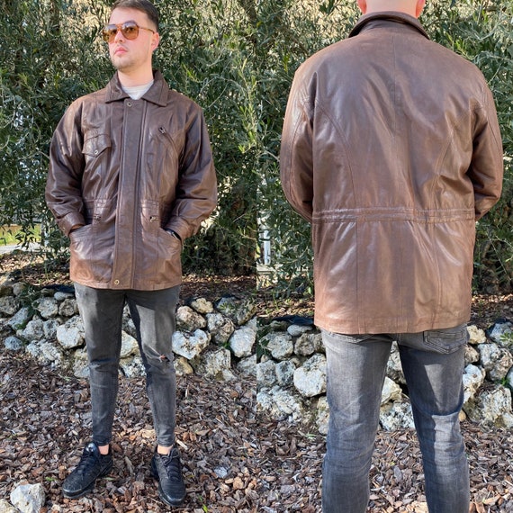 Italian leather coats florence sales