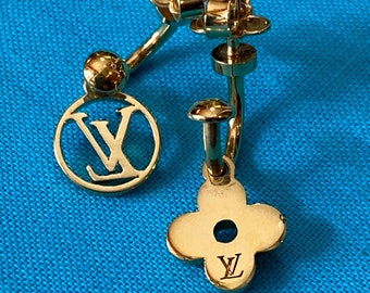 Vintage Louis Vuitton Monogram Earrings