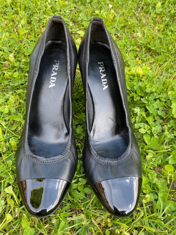 90s Prada Décolleté/lady Prada Style Shoes/black Décolleté/ - Etsy Sweden