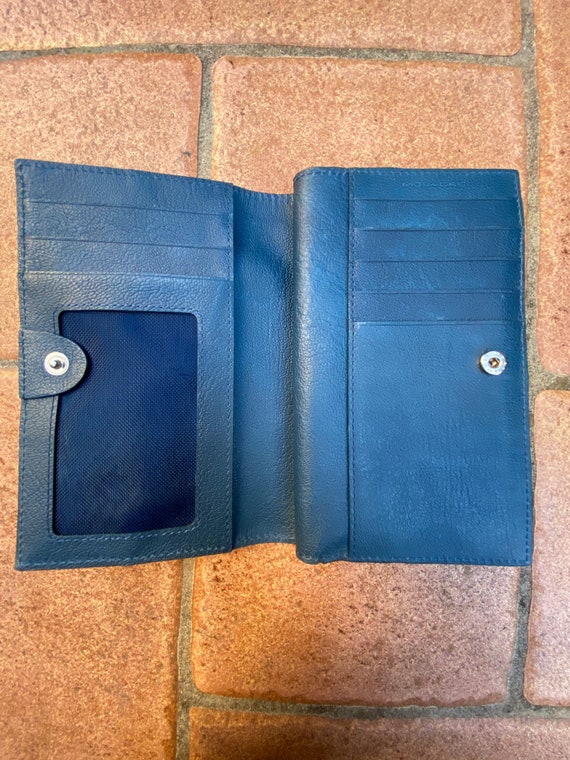 Wallet Piquadro/Blue leather wallet Piquadro Ital… - image 5