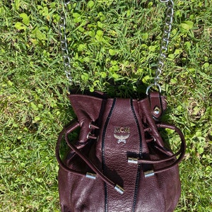 MCM Visetos Bucket Bag