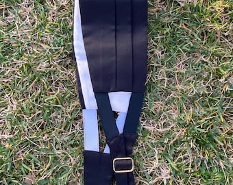 Jaren 90 smoking hoofdband Gucci / Zwarte smoking hoofdband zijde / Gucci smoking band / Design smoking sash