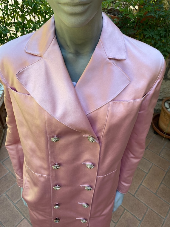 80s Vintage trench coat Valentino Boutique/Design… - image 4