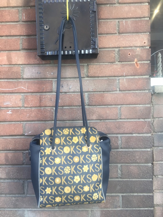 Shoulder bag/ Vintage SHOPPERBAG KEN SCOTT/ Blue-y
