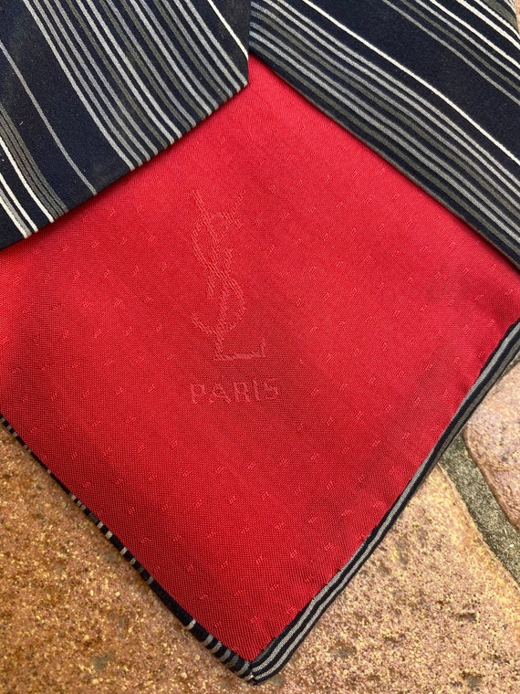 80s Vintage tie YSL Paris/Tie Yves Saint Laurent … - image 9