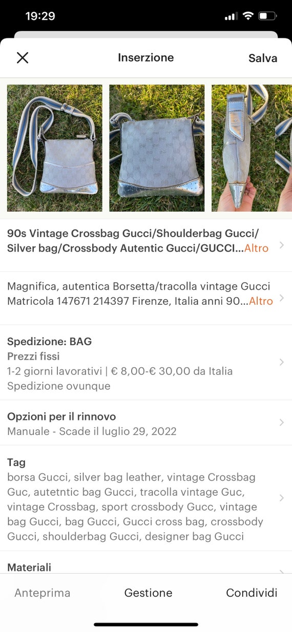 90s Authentic Vintage Gucci Sneakers/Gucci Shoes/… - image 10