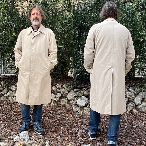 Trench Burberrys vintage des années 90/Trench Oxford Design/Trench beige coton/imperméable Burberry vintage/pardessus vintage/Trench Baumwolle