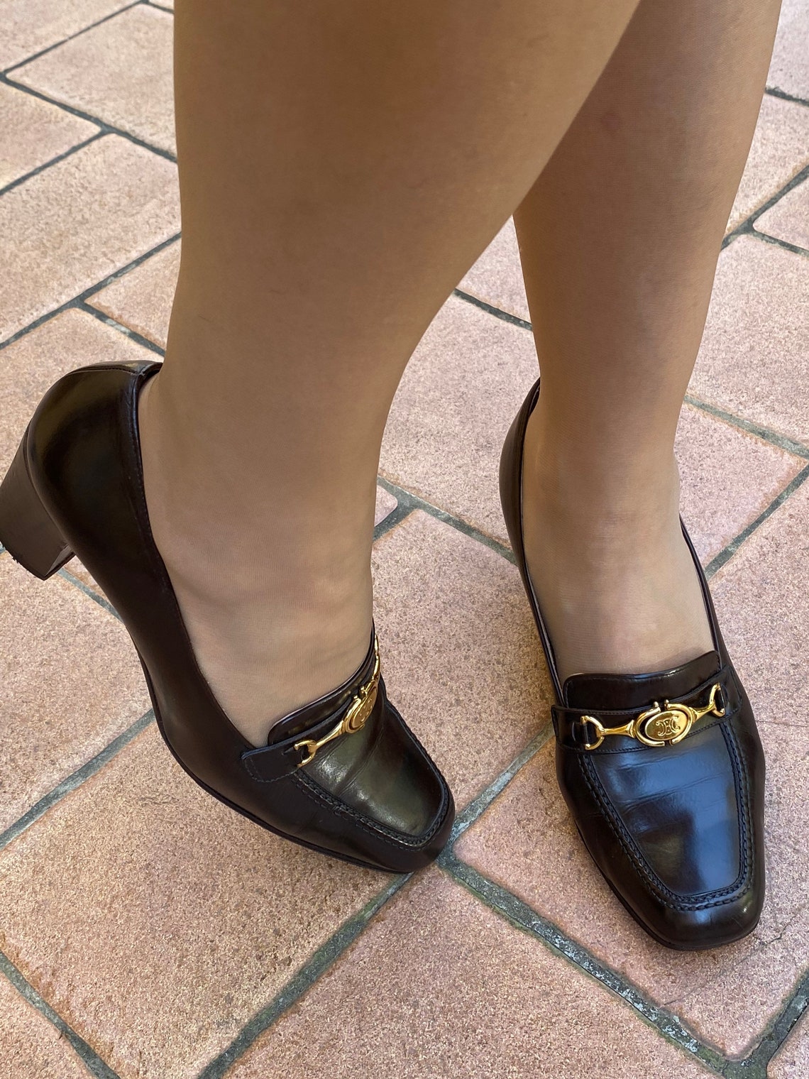 90s Celine Vintage design shoes/Design shoes Marque 90s Celine Vintage design shoes/Design shoes Marque