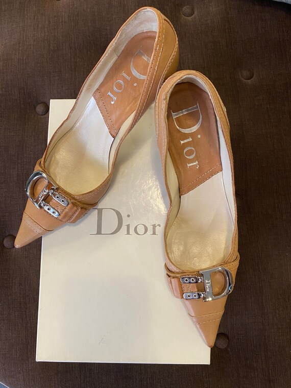 Shoes CHRISTIAN DIOR/Beige Décolleté Christian Dio