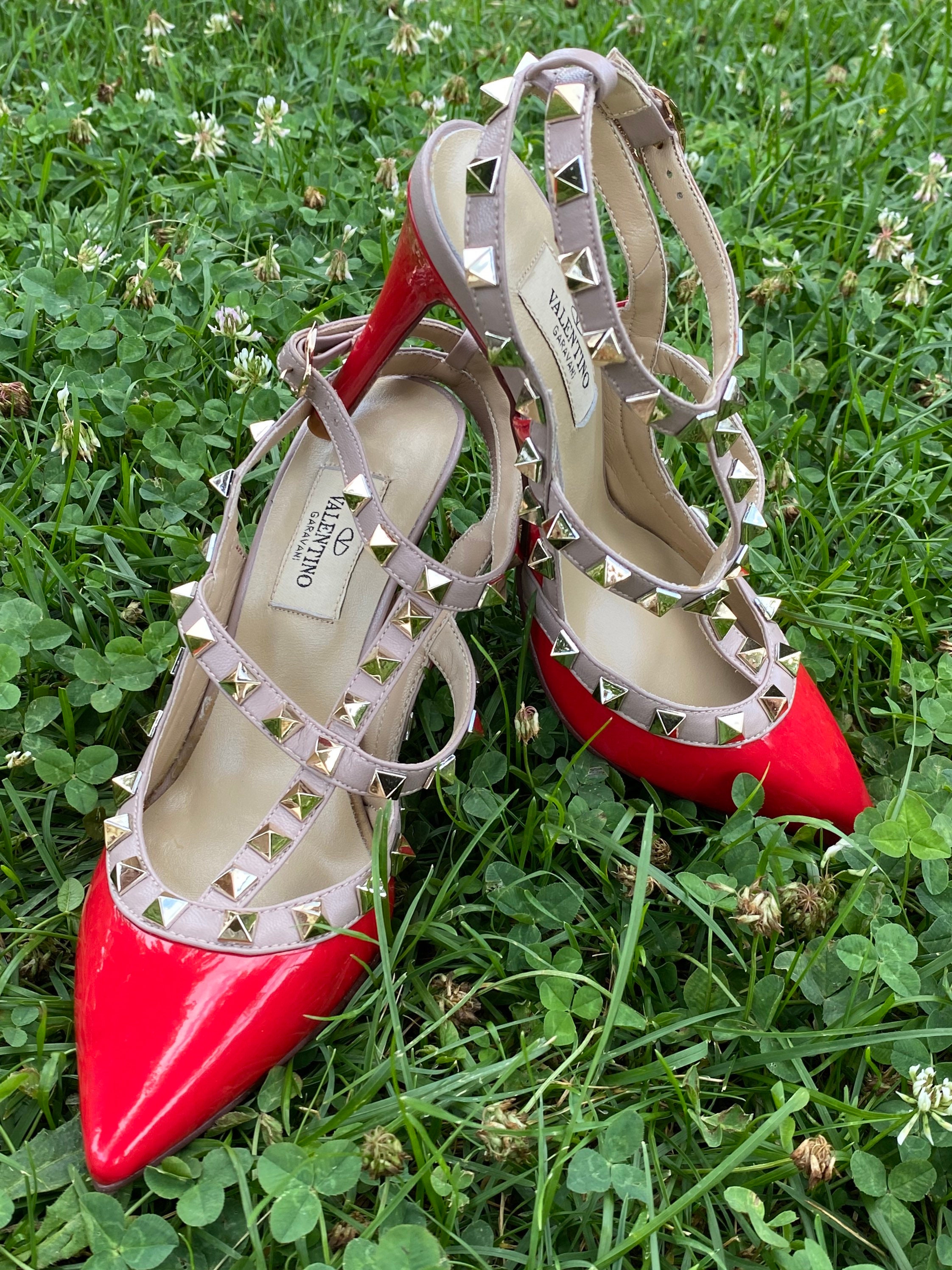 Rockstud Valentino Garavani Décolleté/red Sandals -