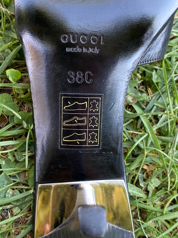 90s Vintage authentic Gucci Sandals/Design Gucci … - image 7