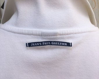 90s Dress Jean Paul Gaultier/White cotton dress JPG/Design cotton dress tennis Jean Paul Gaultier/Weekend dress JPG/vintage Sport dress JPG