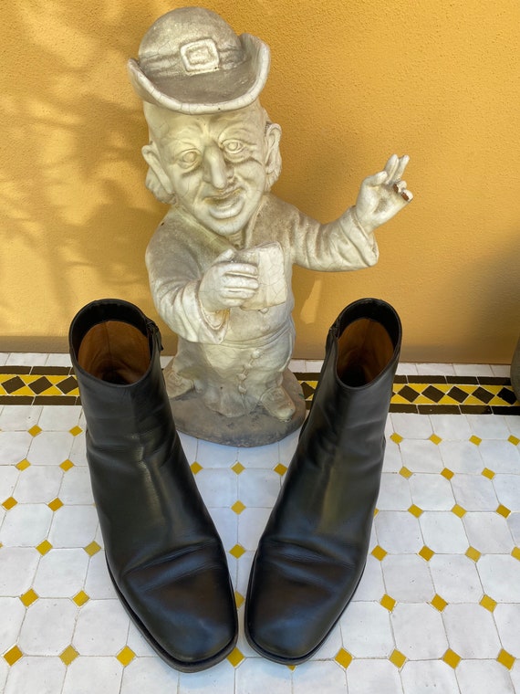80s Shoes Gucci/Vintage Leather shoes Gucci/Black