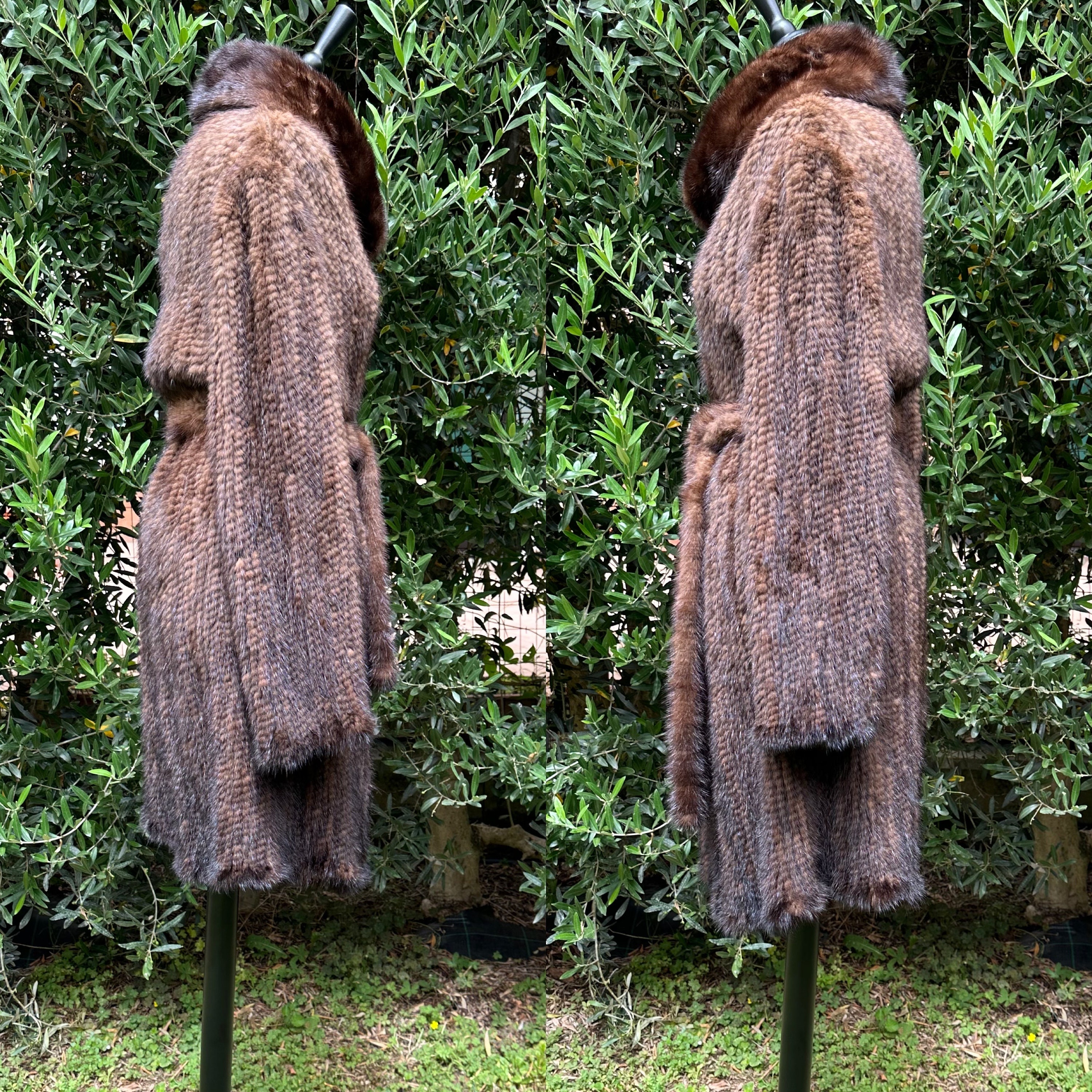 90s Luxury Fur Mink Vintage/vintage Brown Mink Fur Jacket