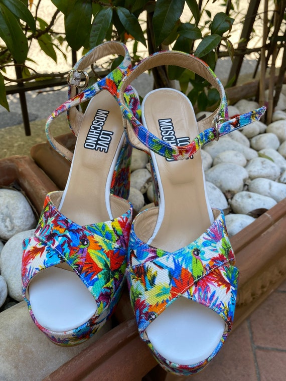 90s Platforms Moschino sandals/design Moschino sa… - image 3