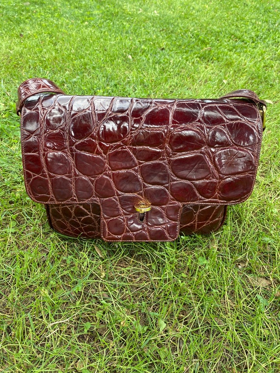 Vintage prada crocodile bag sale