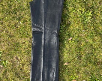 90s Vintage leather pants Design/Black leather jeans/Women's leather pants/Black leather pants/Fashion pants women