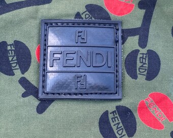 90s Vintage Beauty Fendi/Design Pouch Cosmetics/Green Pouch Beauty/Kosmetiktür/Kosmetikhalter, Halter Fendi