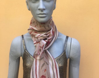 80s Vintage Scarf Gucci/Silk scarf Gucci/ Designer scarf Gucci/ silk scarf Gucci/ Spring-summer scarf Gucci