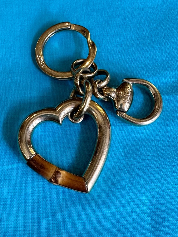 Gucci heart keychain deals