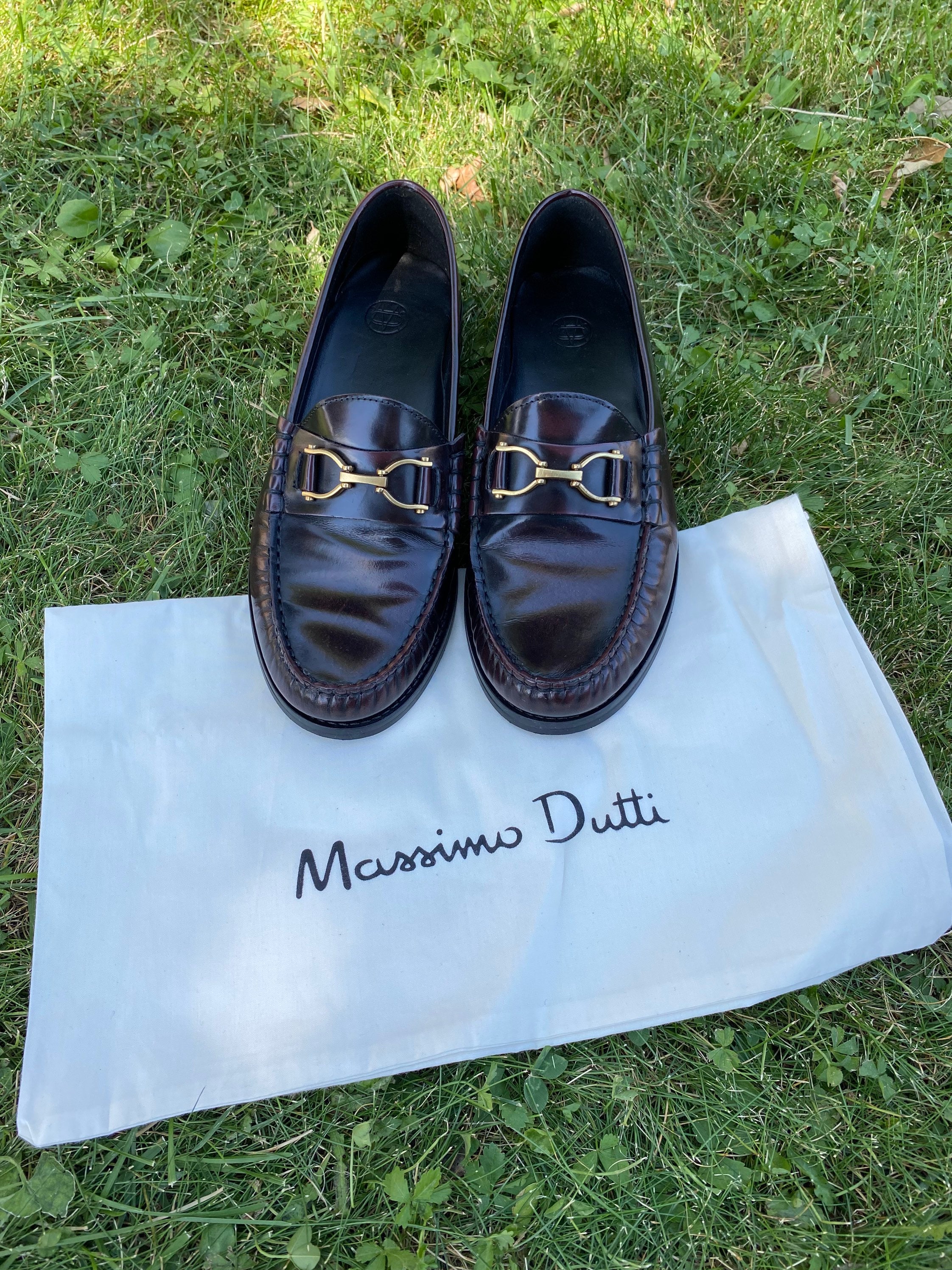 Rechazado Extremadamente importante binario 90s Auténtico mocasín Massimo Dutti/Zapatos burdeos - Etsy España