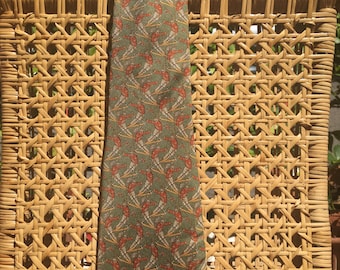 70s Vintage tie silk Ferragamo/Salvatore Ferragamo silk tie/Designer Ferragamo tie/ Fashion tie Salvatore Ferragamo