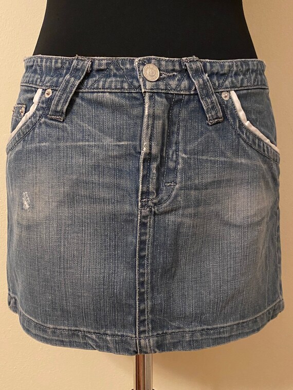 skirt Versace Jeans Couture/Blue jeans skirt Versa