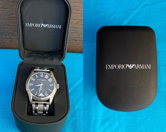 90s Vintage Wrist Watch Emporio Armani/stainless Watch Armani - Etsy Norway